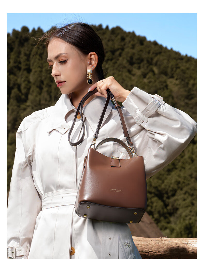 TUCANO Women's Bag 2026 New Shoulder Bag Luxury Bucket Bag Handbag Crossbody Bag Birthday Gift for Women 12