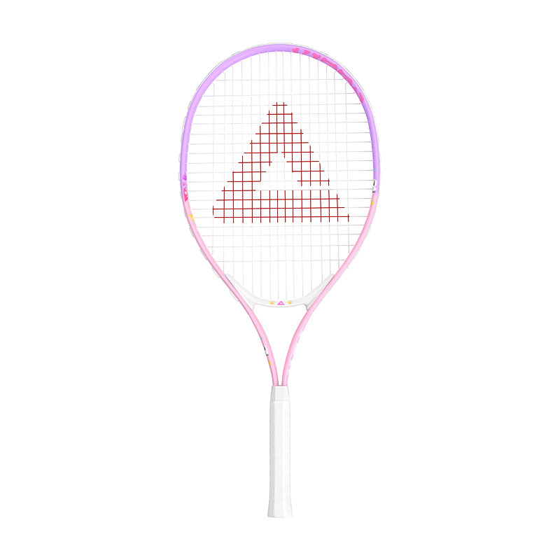 Peak Kids Tennis Racket 7-9-12 Years Beginner Rebound Single Stringed Tennis Trainer Racket Set Pink