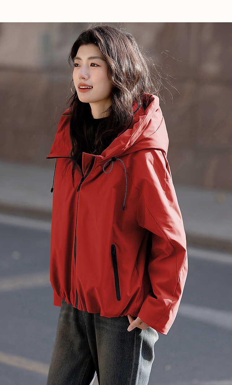 Demana [Three-Proof Black Technology] Winter 90% Duck Down Hooded Non-Detachable Elastic Hem Cloud Grid Taped Women's Down Jacket 5