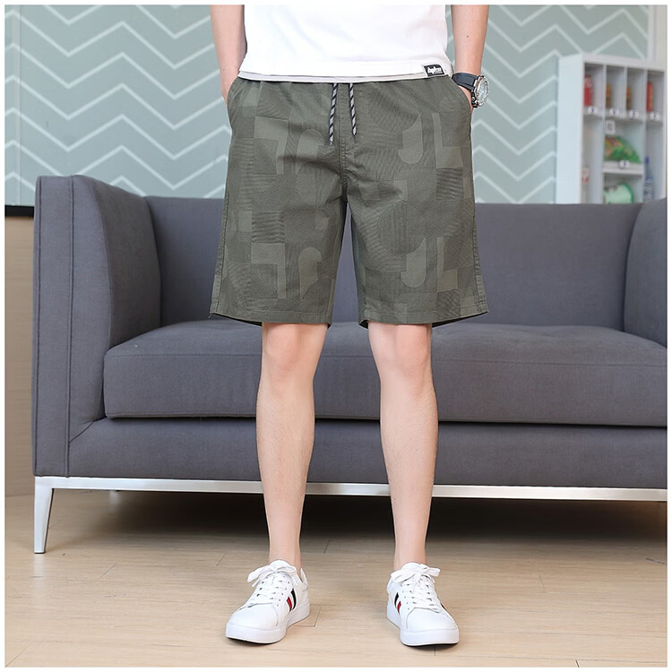 RED DRAGONFLY Men's Summer Cotton Casual Fashion Lightweight Comfortable Breathable Cool-Fit Black Shorts XL 12