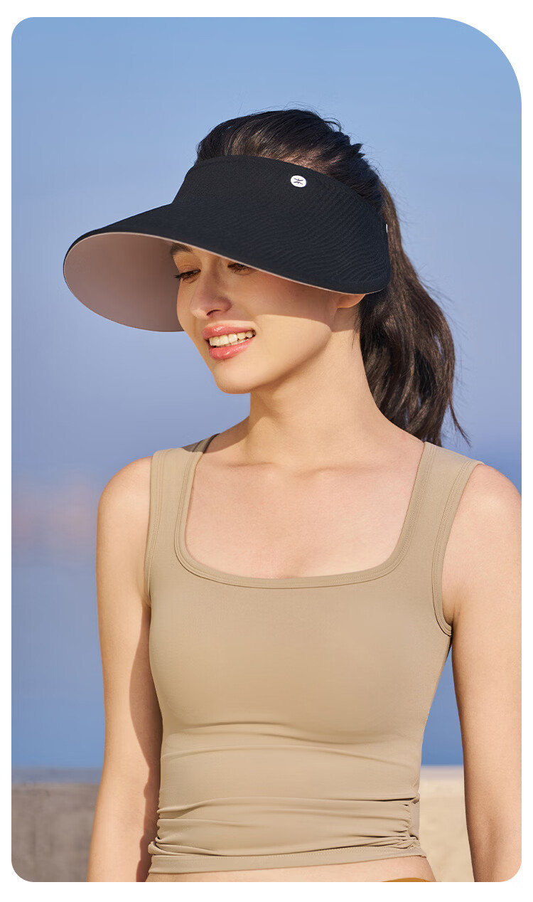 Zhenxiang Women's Spring Summer Solid Color Versatile Fashion Seamless Topless Sun Protection Sports Cap UV Protection K751 16