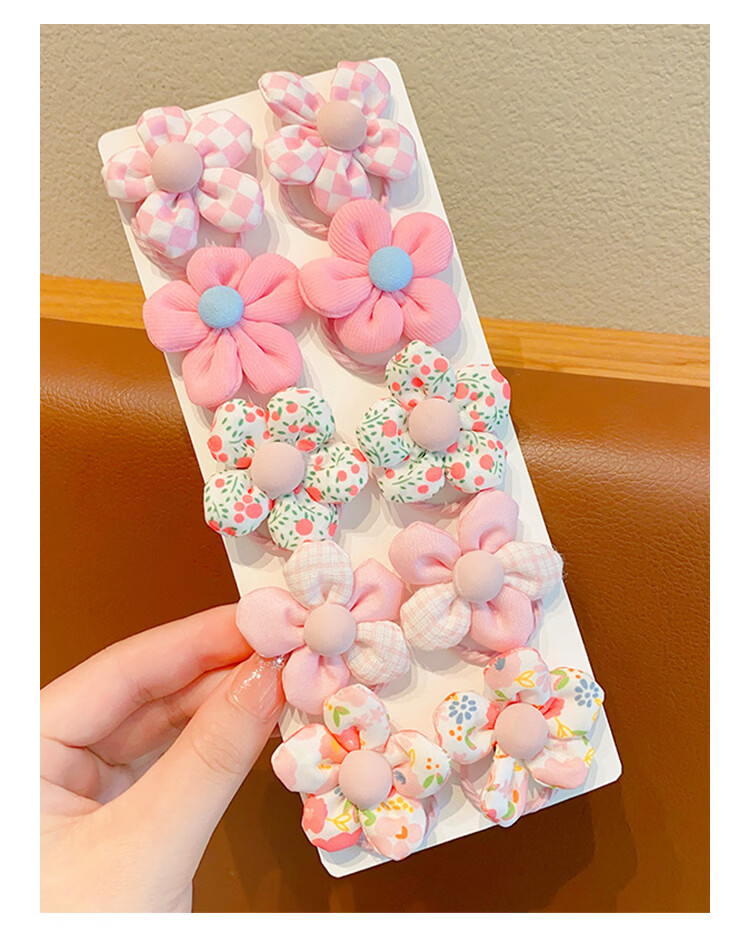 CHIMERA 20-Piece Fresh Cute Floral Children's Hair Ties Braided Ponytail Elastics Hair Accessories Girls Birthday Gift 6