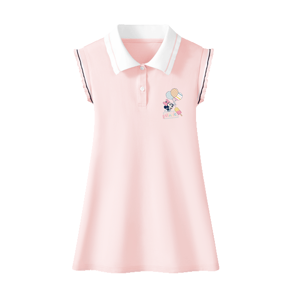 Disney Kids Cute Girls Polo Dress 2026 Summer New Children's Sports Skirt Popular Girl Princess Dress