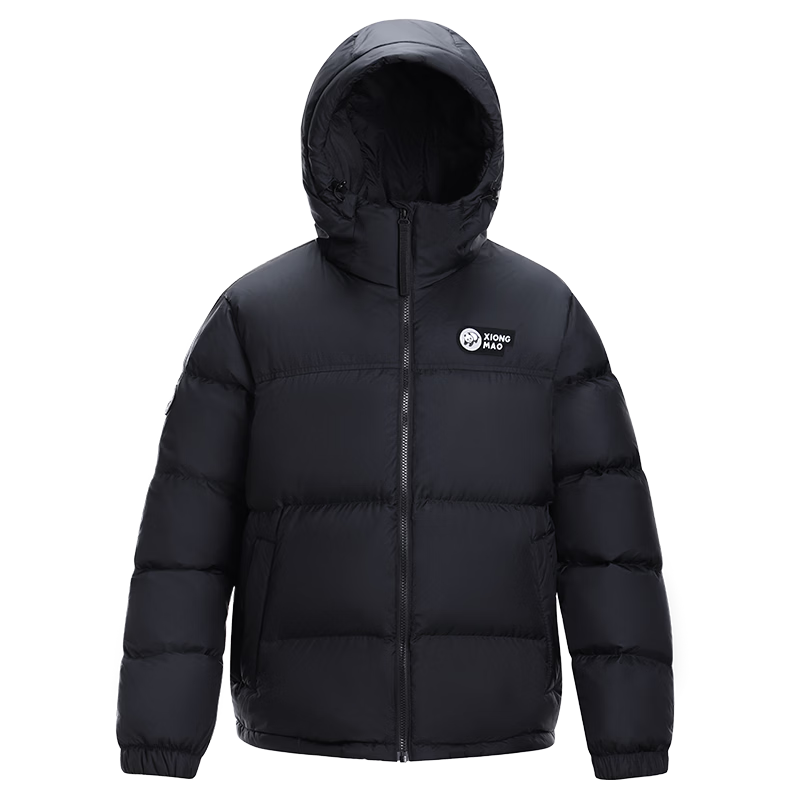 Panda Zhang Yuxi Same Style "Bubble" Down Jacket Unisex Autumn Winter Thickened Warm Hooded Puffer Coat 144Y5
