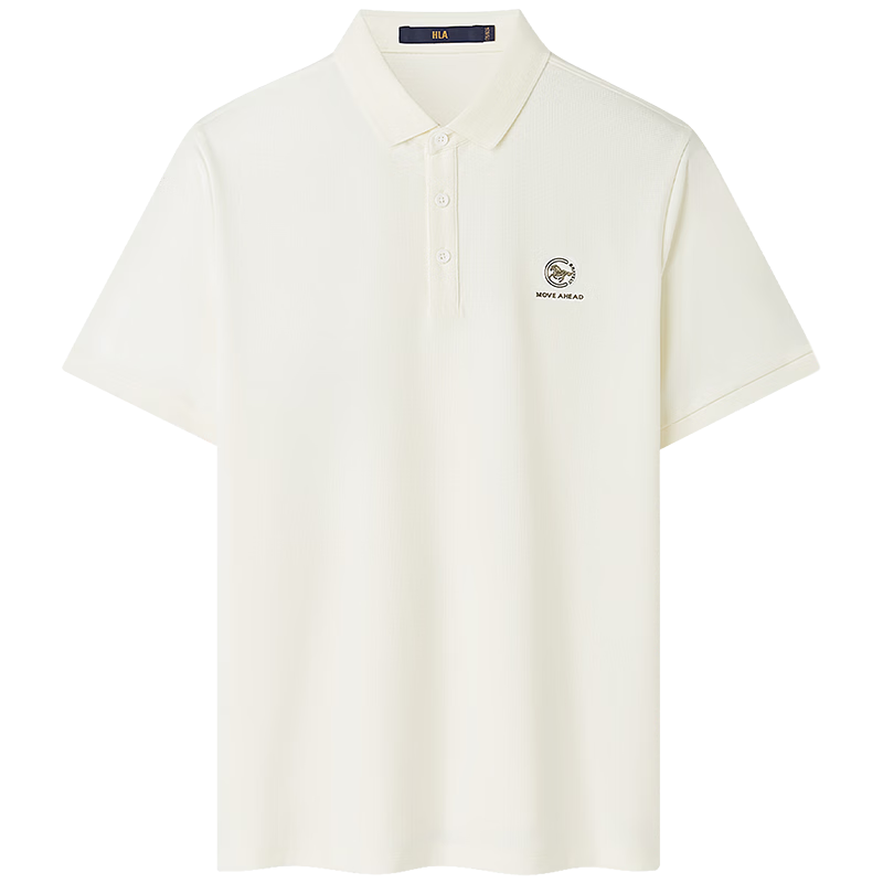 HLA Hailan Home Men's Short Sleeve Polo Shirt 26 Year of the Horse Zeng Shunxi Same Style Casual Summer Collared