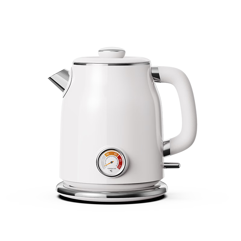 Midea Electric Kettle 1.7L Large Capacity 316L Stainless Steel Baby-Safe Auto Shut-Off Water Boiler with Imported Precise Temperature Controller MK-SH61-Q