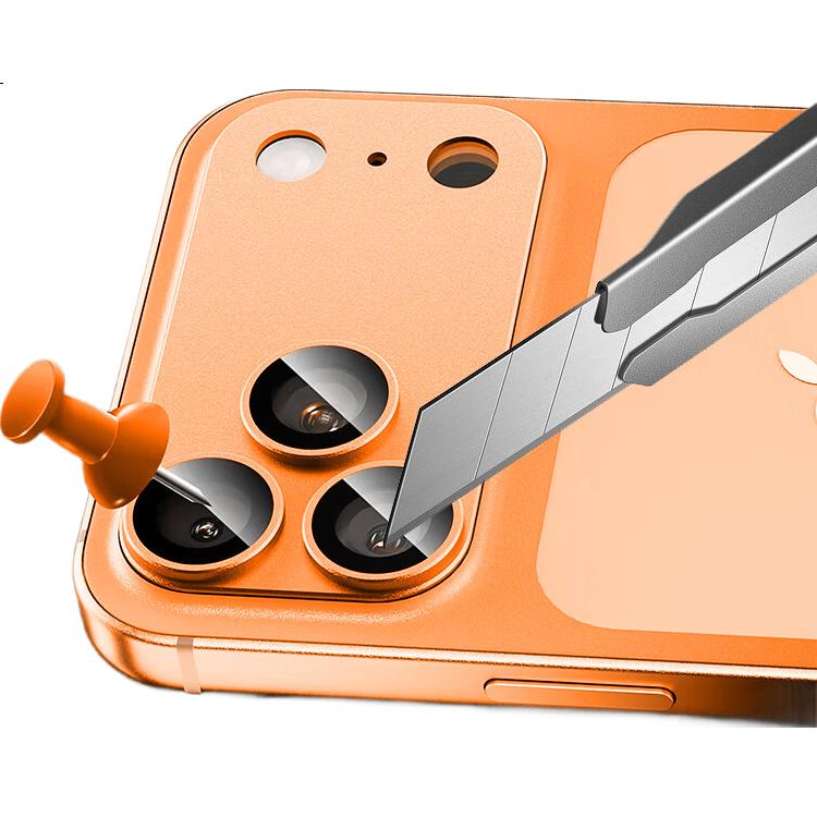 Защитная пленка Smorss для камеры Apple iPhone 17 Pro, закаленное стекло AR Enhanced - Star Orange
