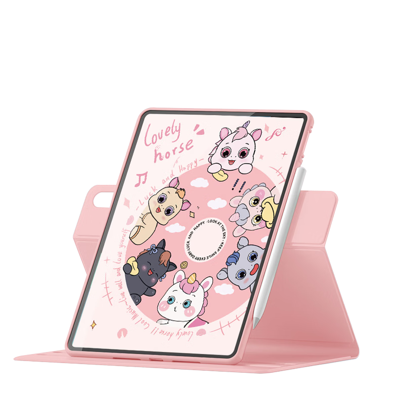 Shell Sister Huawei MatePad 11 2021 10.95-inch Tablet Case 360-Degree Rotatable Stand Protective Cover Anti-Bend