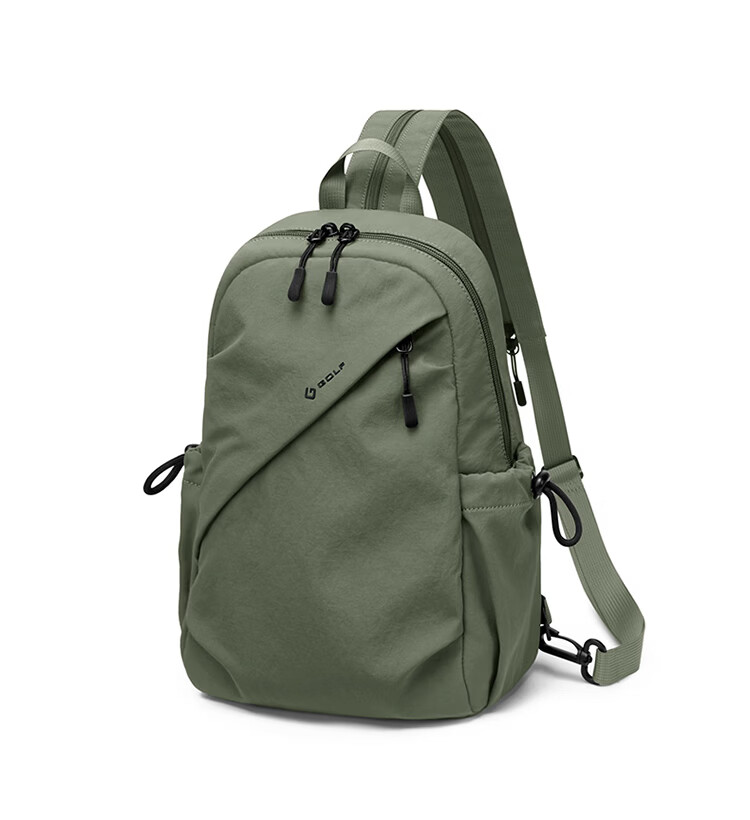 GOLF Men's Chest Bag Lightweight Crossbody Shoulder Bag Unisex Dual-Shoulder iPad Outdoor Cycling Sports Backpack 21