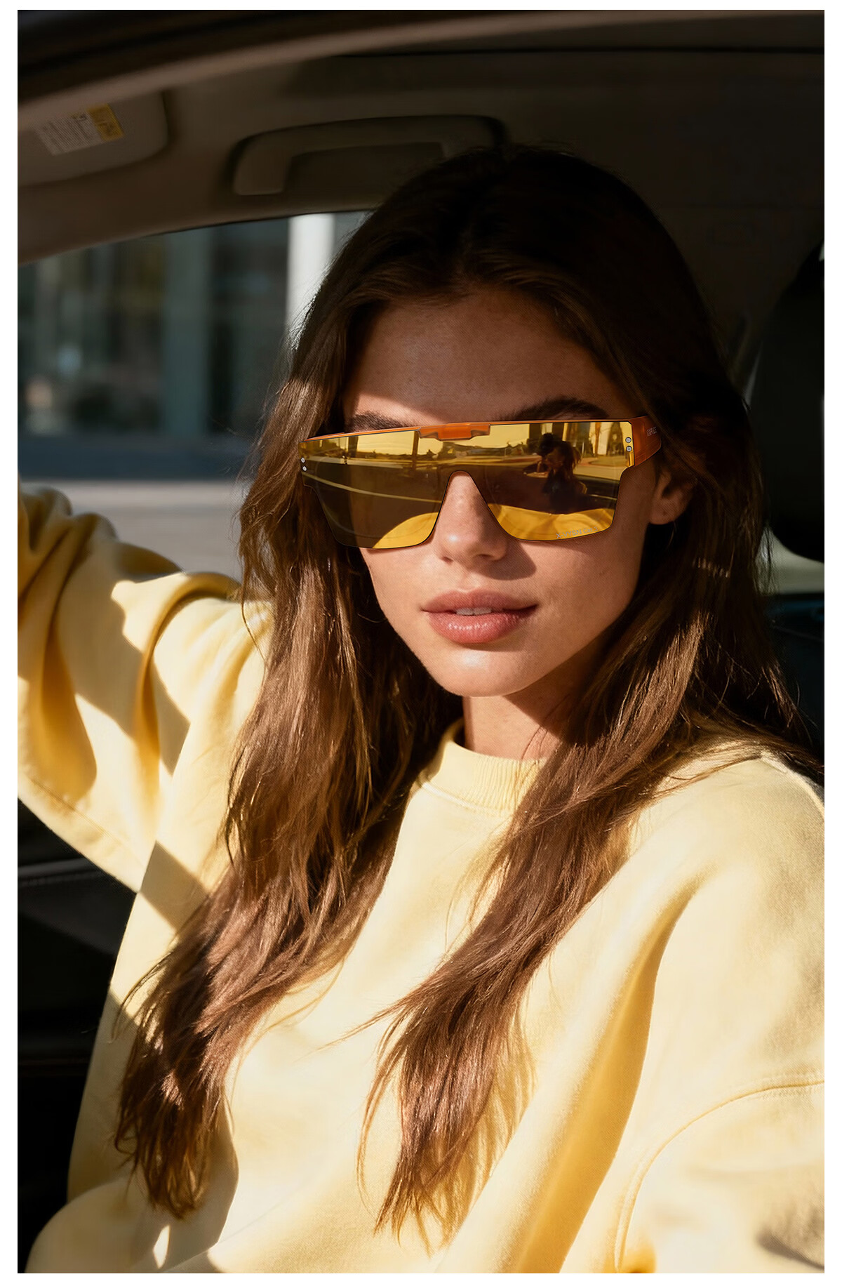 KAPVOE Wing Magnetic Flip Cycling Glasses with Prescription Insert UV Protection Windproof Dustproof Large Frame Photochromic Goggles 13