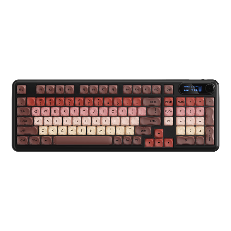 B.O.W Hangshi K960BU Wired Keyboard Cute High-Value for Girls Compatible with Huawei Xiaomi Laptop iPad Tablet Desktop Phone Universal Lipstick Foundation Pink
