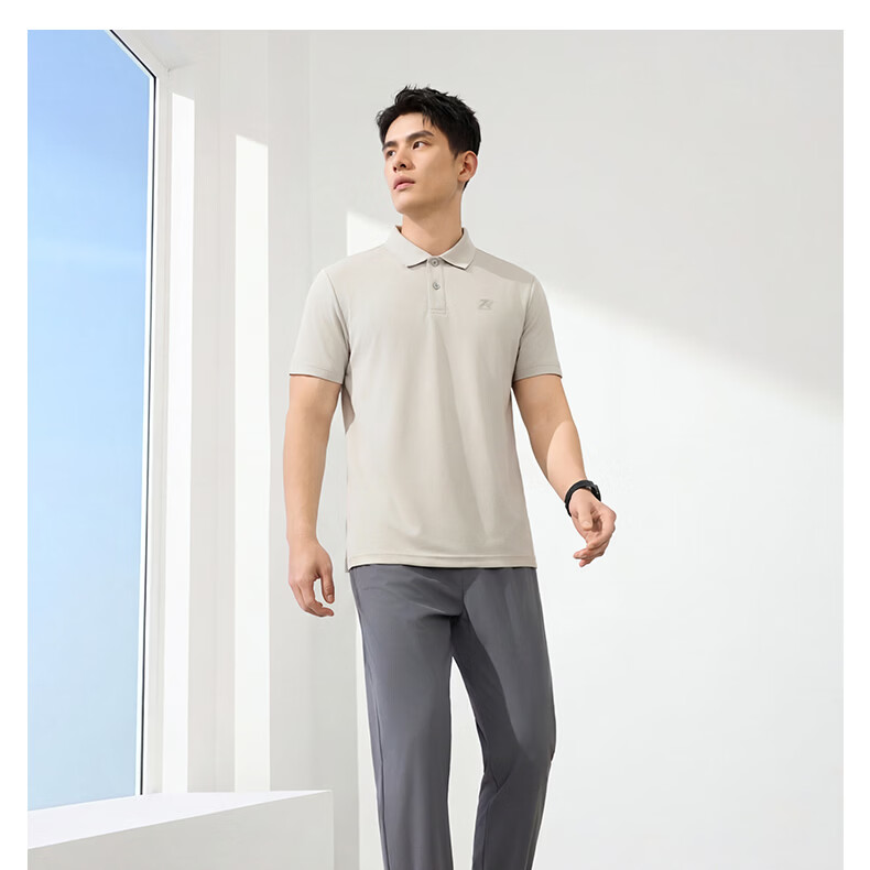 361° Men's Short Sleeve T-Shirt Spring Summer Sports Quick-Dry Running Fitness Polo Shirt 652624109H-5 16