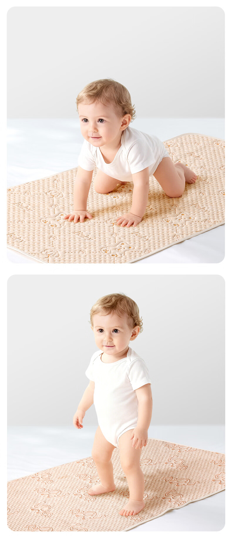 Ipoosi Baby Waterproof Washable Breathable Large Size Bed Sheet Mattress Protector Pad Leakproof Mattress Pad 10