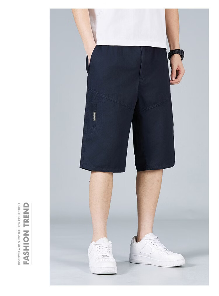 RED DRAGONFLY Men's Summer Thin Cotton Casual Fashion Cool Comfortable Breathable Versatile Army Green Capri Shorts XL 16