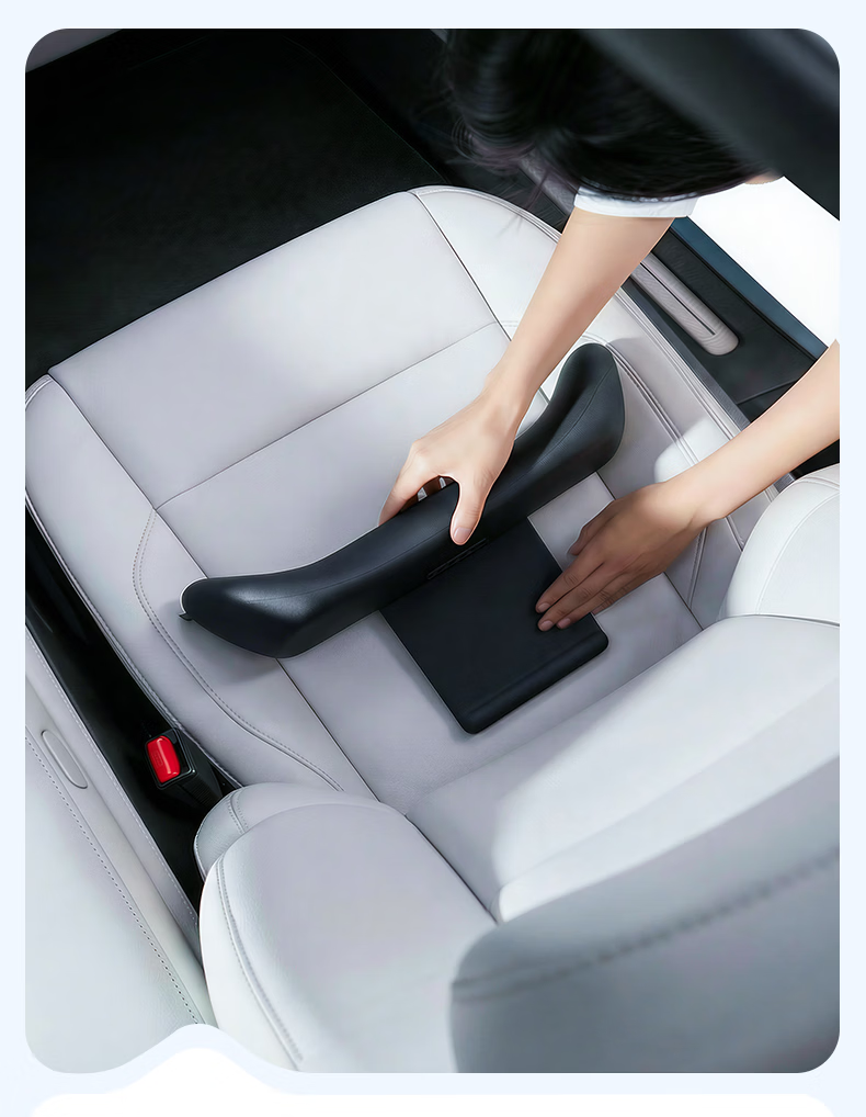 Huiduoduo Car Headrest Neck Pillow Memory Foam Cervical Pillow for Driver Seat Compatible with Tesla Mercedes-Benz 28