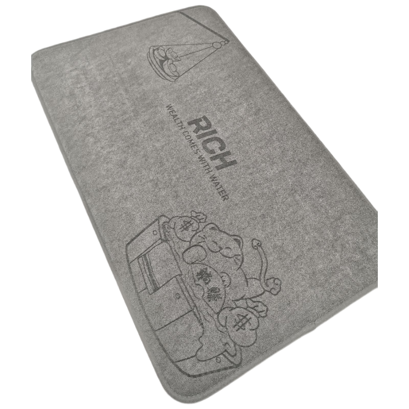 Nanfangshenghuo Bathroom Mat, Absorbent Mat for Bathroom Entrance, Non-Slip Mat, Quick-Drying Foot Pad for Washroom, Thickened Toilet Mat