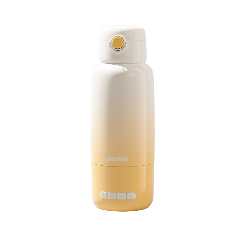 PLODON Baby Portable Milk Mixer Wireless Charging Thermostatic Water Bottle Kettle Boiling 100℃ for Outdoor Milk Preparation