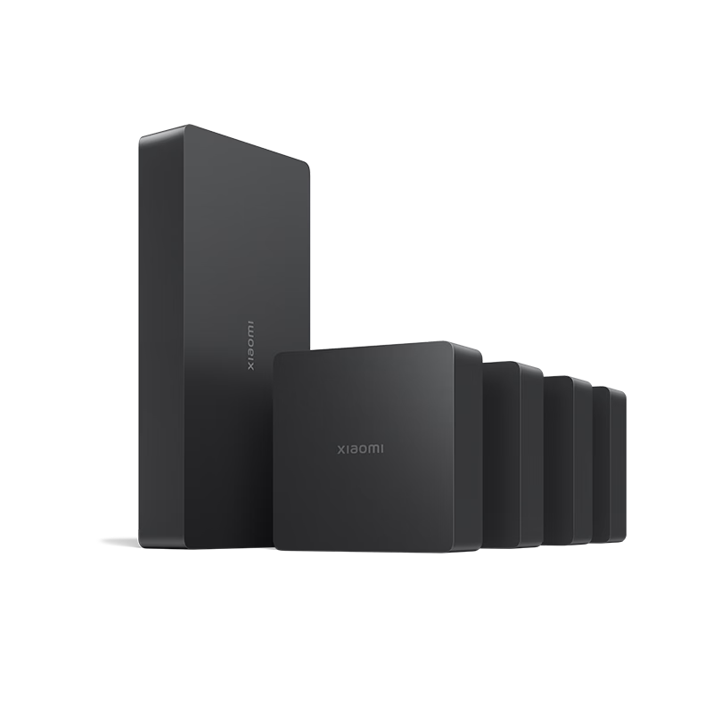MI Whole-Home Router BE3600Pro Wired Version 8-Port 1 Main 4 Sub Units Set Deep Space Gray Wired Networking Wi-Fi7 Central Gateway Easy Installation ACAP Panel