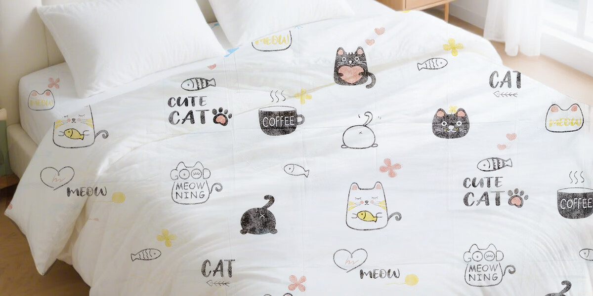 Ankexin Disposable Bedding Four-Piece Set Cartoon Travel Hotel Portable Thickened Tear-Resistant Double Bedding Set 1
