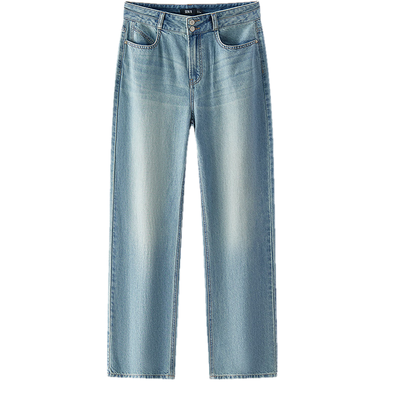 Semir Senrou | Women's Jeans, Summer Cool Vintage Wide-Leg Pants, Trendy Long Trousers for Girls, INS Style, 103325124001A