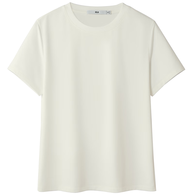 HLA Hailan Home Women's Soft Breathable Textured Short Sleeve T-Shirt