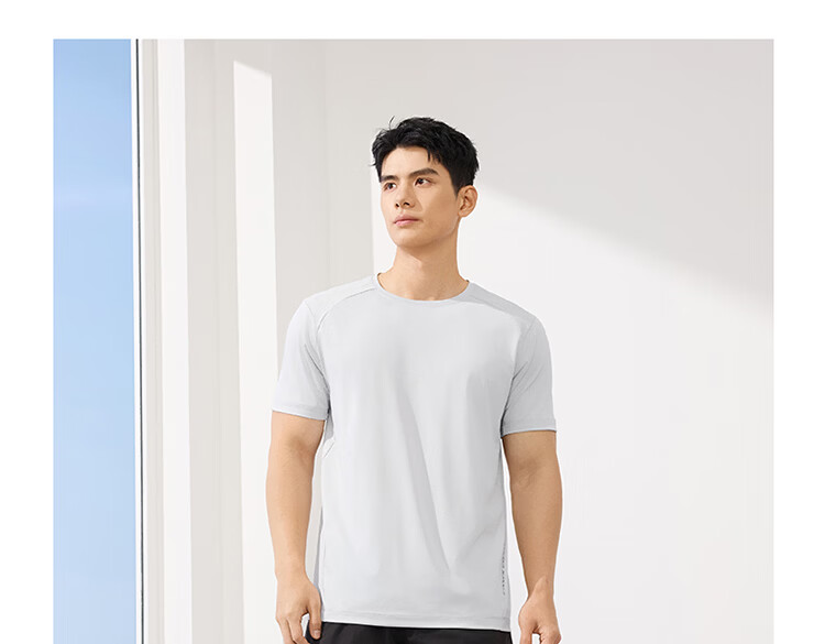 361° Men's T-Shirt Spring Summer New Quick-Dry Loose Fitness Sports Casual Cool Short Sleeve Top 652624128-5 7