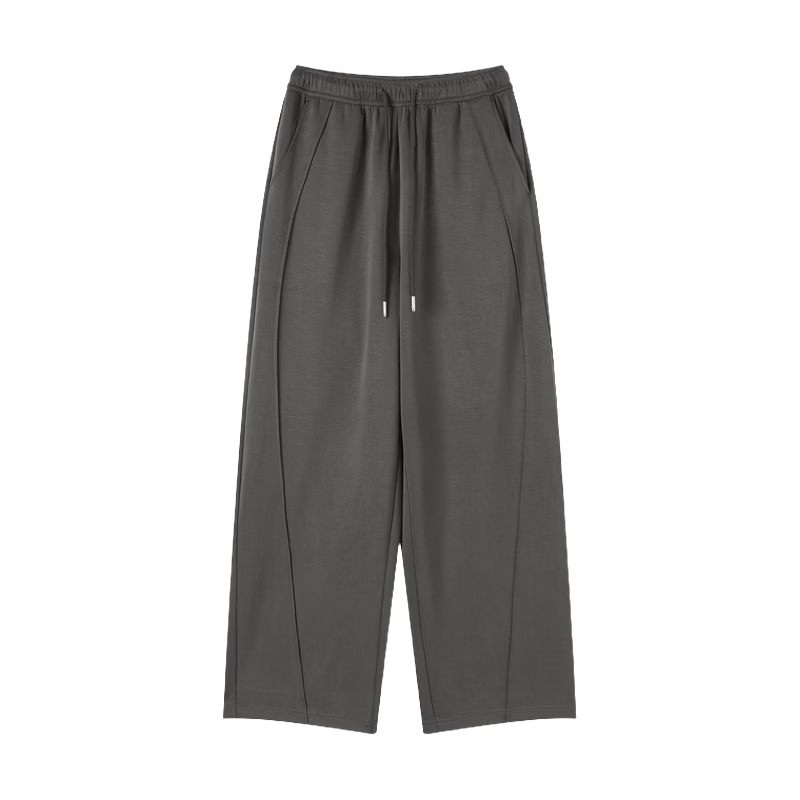 TonLion 2026 Spring Split Women's Casual Pants Dark Gray L