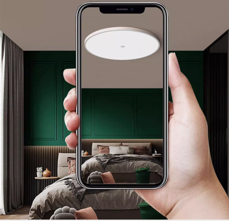 Labotareda Ultra-thin Three-proof Ceiling Light LED Infrared Human Body Sound Control Lamp for Stairs Corridor Hallway 14