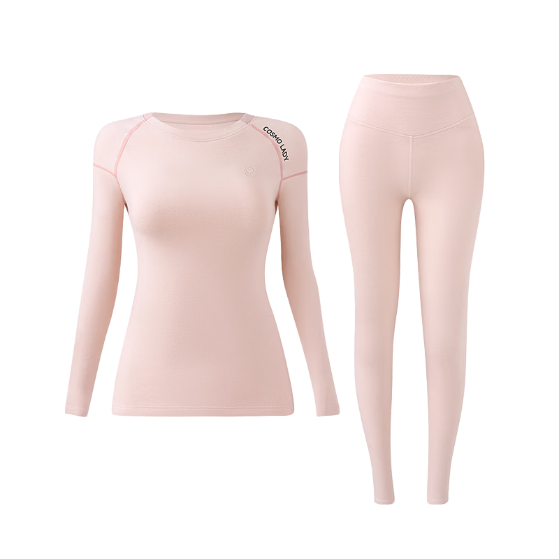 Urban Beauty Men's Goose Down Thermal Fleece Thickened Autumn Thermal Underwear Set L