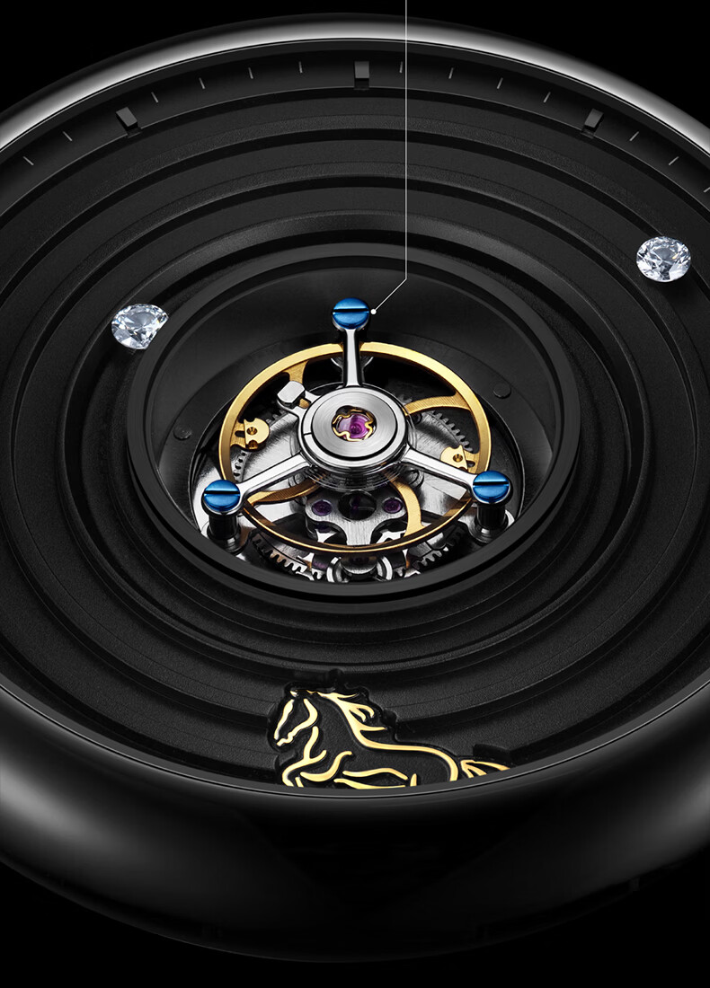 CIGA Design Zodiac Art Watch - Bingwu Year Horse Central Tourbillon Men's Limited Edition 199 Pieces 9