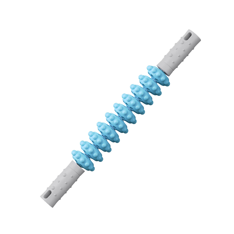 Keep Elastic Massage Stick Bendable Arm Strengthener Dual-Use Wolf Tooth Roller Muscle Relaxation Leg Roller Sky Blue