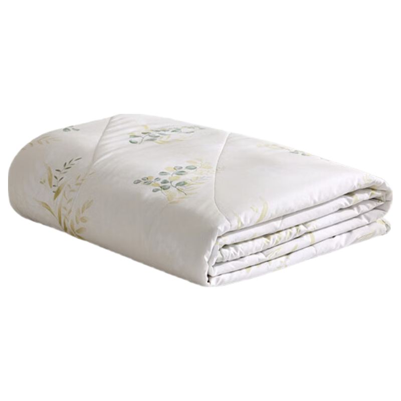 LOVO Luolai Summer Cooling Quilt A-Class Antibacterial and Mite-Resistant Fiber Air Conditioning Quilt 200*230cm Dark Green