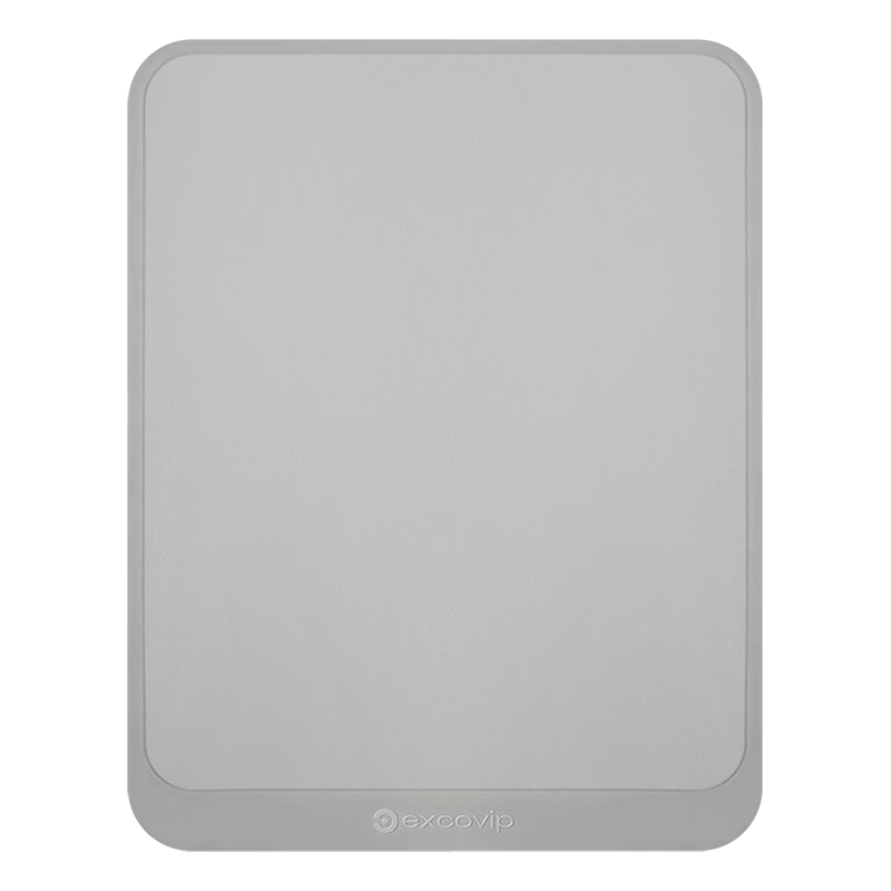 EXCO Yayin Leather Mouse Pad Hard Waterproof Small Leather Portable Gaming Mouse Pad Small Desk Mat Gray 1035