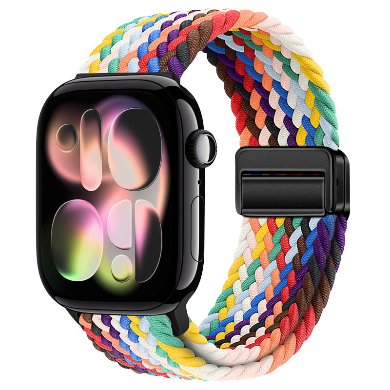 BHO [Upgraded Ever-Fast Magnetic Band] Compatible with Apple Watch Bands, Suitable for Apple Watch S12/S11 Braided Strap, IWatch S10/9/8/7/Ultra4/SE3 Band