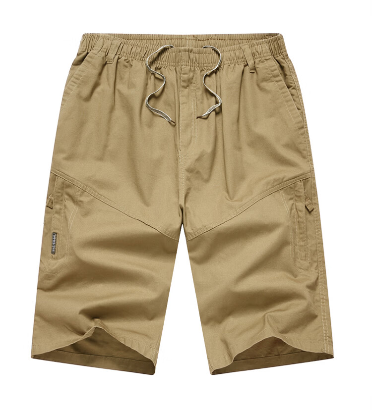 RED DRAGONFLY Men's Summer Thin Cotton Casual Fashion Cool Comfortable Breathable Versatile Army Green Capri Shorts XL 34