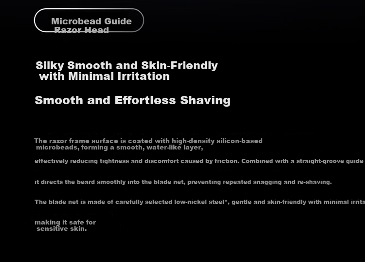 Mijia Electric Shaver Pro Blue Long Battery Life Waterproof Wear-Resistant Blade Smart Speed Sensing Gift for Boyfriend New Year Valentine's Day 14