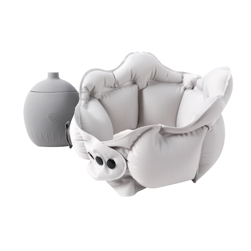 40,000 KM Inflatable U-Shaped Travel Neck Pillow Portable Airplane Cervical Support Pillow U-Shape Neck Pillow for Train and Long-Distance Car Sleep Aid
