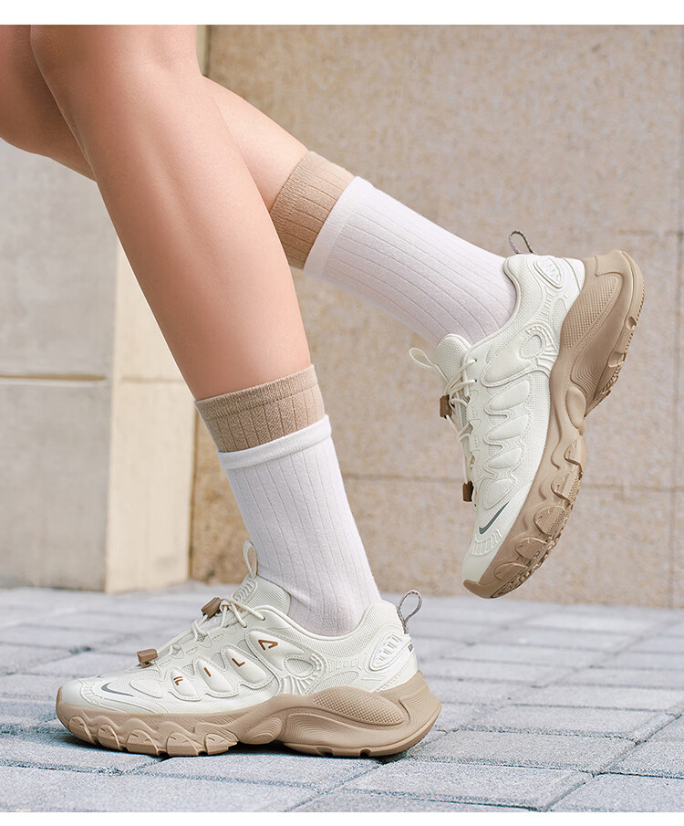 FILA Official Women's Mushroom Dad Sneakers 2026 Spring Casual Sports Shoes 26