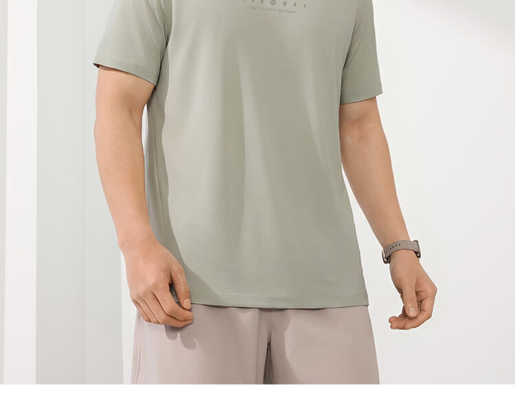 361° Men's Spring Summer Sports Quick-Dry T-Shirt Fitness Casual Short Sleeve Top Base Layer 652624122-1 17