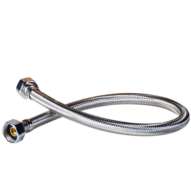 JOMOO Stainless Steel Metal Braided Flexible Hose, Hot And Cold Water Inlet Hose, Toilet And Water Heater Hose H5688, 80CM