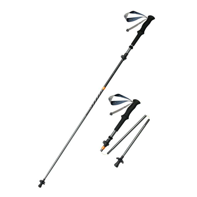 Naturehike Nuoke Changfeng UL Five-Section Carbon-Aluminum Telescopic Folding Hiking Pole Ultra-Light Aluminum Alloy Trekking Stick for Children and Adults