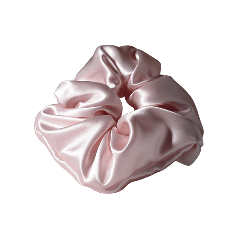 Sangshang 22mm Heavyweight 100% Mulberry Silk Hair Scrunchie Mist Blue Hair Accessory Holiday Gift