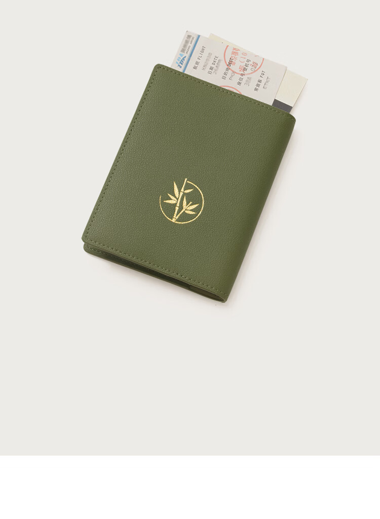 Mood 2026 New Leather Short Wallet Card Holder Passport Case Travel Essential Gift for Women 20