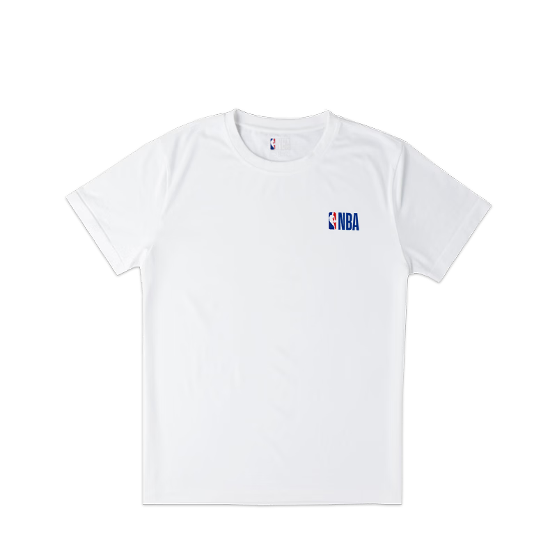 NBA Cotton Short Sleeve Base Layer T-Shirt Summer Men's Sports Casual Sweat-Absorbing Breathable Loose Fit Top 2-Pack
