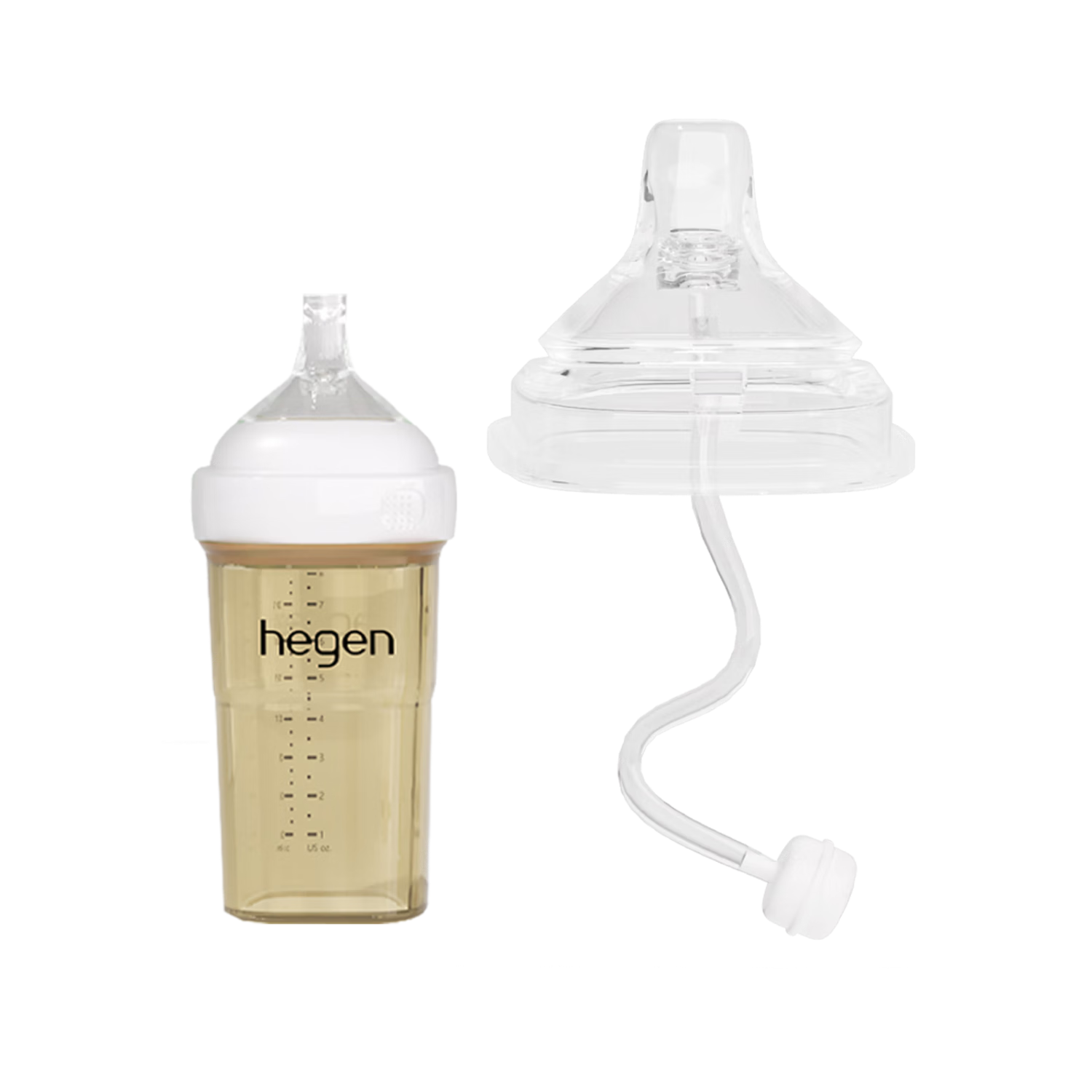BAYTIM Compatible Hegen Baby Bottle Accessories Hegen Duckbill Nipple Gravity Ball for 6+ Months