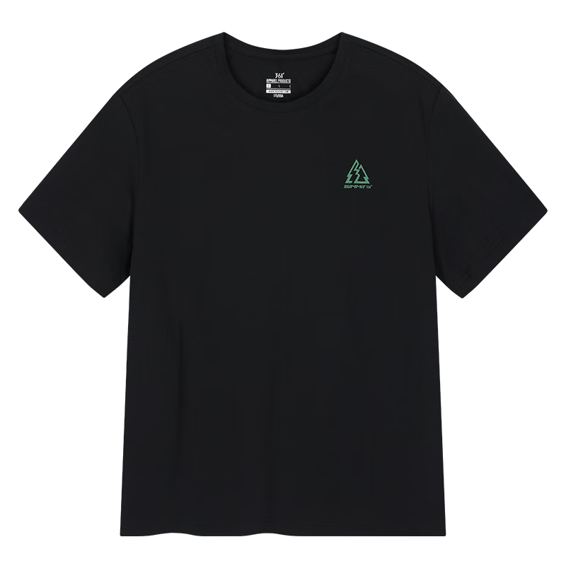 361° Men's Short Sleeve T-Shirt Spring Summer Sports Loose Casual Outdoor Crew Neck Top Unisex 632623106-5