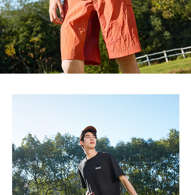 361° Men's T-Shirt Spring Summer New Sports Casual Loose Fit Crew Neck Short Sleeve Top 652629112-2 17