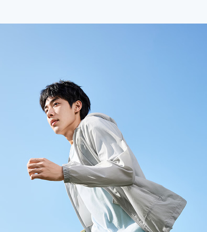 361° Men's Sunscreen Jacket Spring Summer UPF50+ UV Protection Sports Outdoor Cooling Heat Shield Jacket 652624603H-1 4