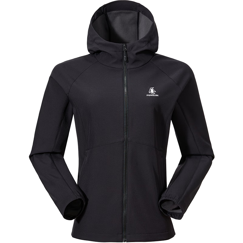 Penguin Slim Softshell Jacket Korean Rain Tong Unisex Couple Warm Outdoor Coat 109B