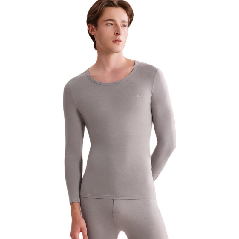 MiiOW [0 Polyester Terylene Wool] Acrylic Thermal Men's Warm Underwear Set Thin Autumn Long Johns Thermal Suit